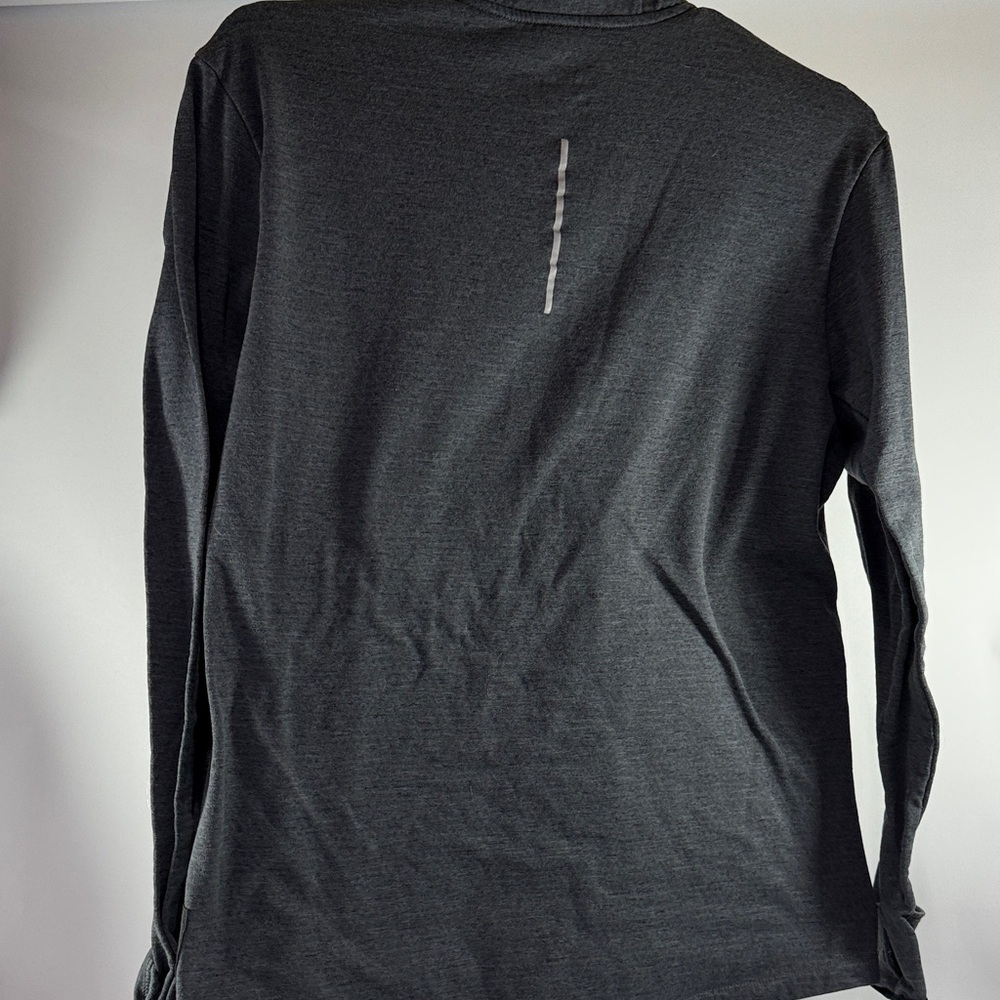 Nike Charcoal Gray Quarter-Zip Top Men’s L - Picture 3 of 6